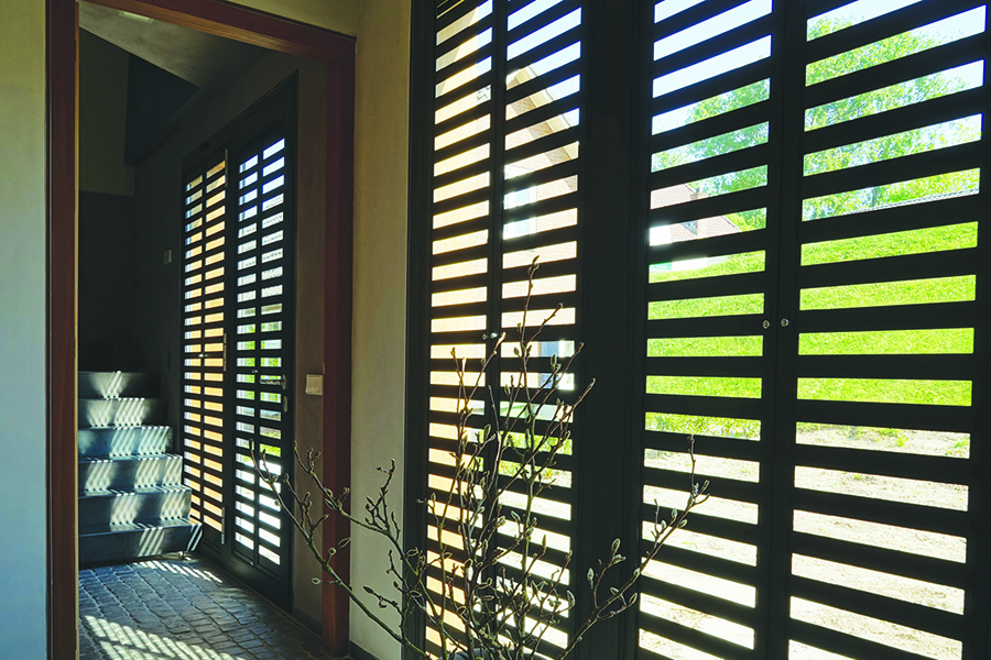 Aluminium shutters, Fractions Noordwijkerhout