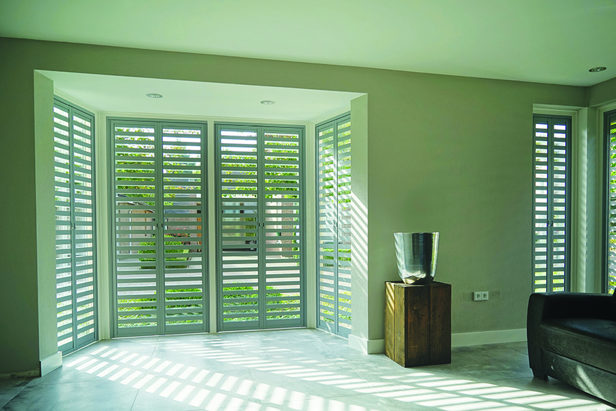 Aluminium shutters, Fractions Noordwijkerhout