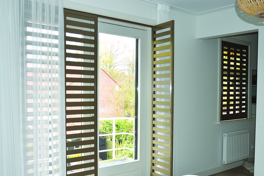 Aluminium shutters, Fractions Noordwijkerhout