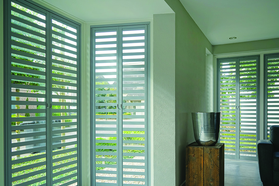 Aluminium shutters, Fractions Noordwijkerhout