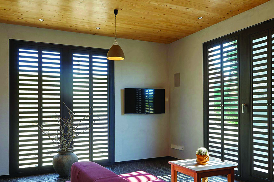 Aluminium shutters, Fractions Noordwijkerhout
